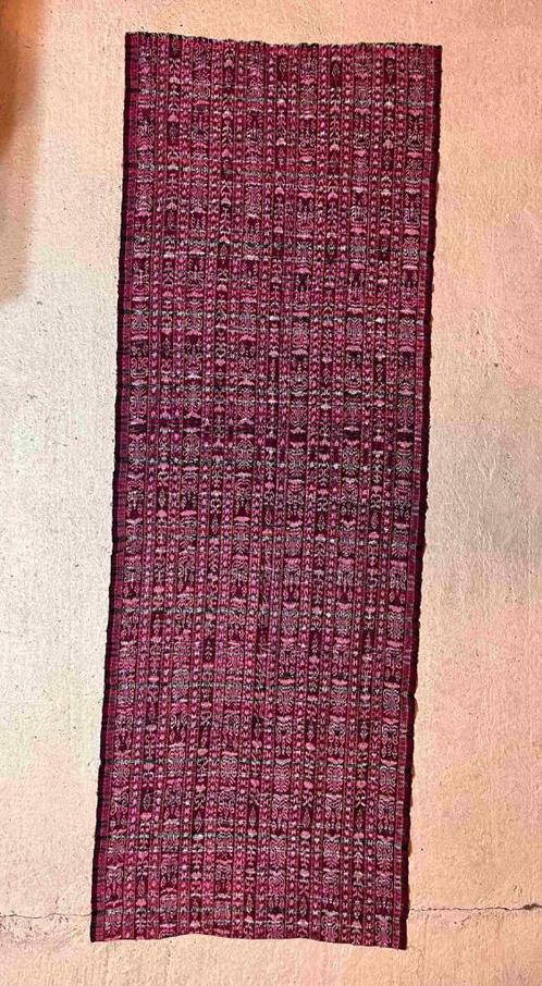 Grand foulard woonkleed Zuid-Amerika paars tinten 270/93, Huis en Inrichting, Woonaccessoires | Plaids en Woondekens, Gebruikt