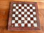 Vintage marmer / onyx schaakbord, Hobby en Vrije tijd, Gezelschapsspellen | Bordspellen, Ophalen of Verzenden, Gebruikt