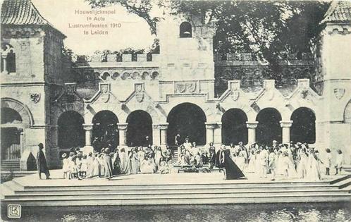 (380-961-037) Leiden Lustrumfeesten 1910, Verzamelen, Ansichtkaarten | Nederland, Zuid-Holland, Verzenden
