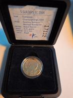 5 gulden EK voetbal 2000 proof, Ophalen of Verzenden, Overige landen, Overige waardes