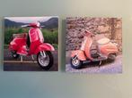 Vespa en scooter onderzetters (2x), Ophalen of Verzenden, Nieuw, Glas of Kopje