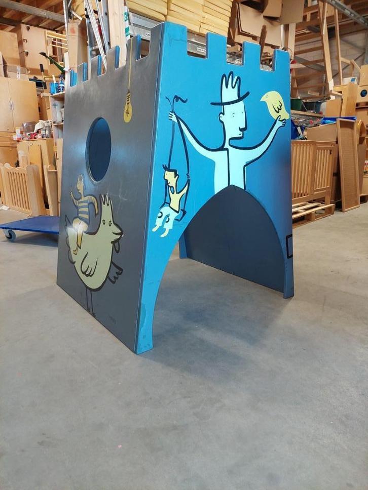 Speelhuis / speeltoren / speeltoestel (voor binnen) h= 120cm, Kinderen en Baby's, Speelgoed | Buiten | Speelhuisjes, Gebruikt