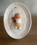 Schattig vintage gipsen prentje gerestyled by Origin’Lily, Ophalen of Verzenden, Nieuw, Wanddecoratie