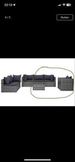 Tuinset loungeset 4 delig gratis ophalen, Ophalen, Gebruikt, 3 zitplaatsen, Bank