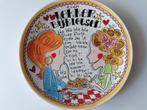Blond servies 2 gebaksborden 'Even bijkletsen', Ophalen, Blond Amsterdam, Zo goed als nieuw, Bord(en)