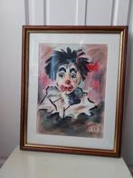 schilderij clown, Ophalen of Verzenden