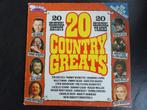 20 Country Greats - Various (LP), Ophalen of Verzenden, Gebruikt, 12 inch