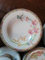Hutschenreuter Colibri, Leonard Paris, prachtig servies >10, Ophalen, Zo goed als nieuw, Porselein, Overige stijlen