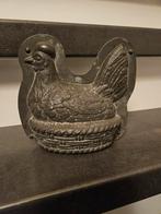Antieke chocoladevorm van een broedende kip, Antiek en Kunst, Ophalen of Verzenden