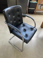 Buisframe stoel, Huis en Inrichting, Stoelen, Ophalen, Gebruikt, Zwart, Eén