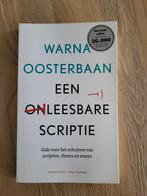 NIEUW Warna Oosterbaan - Een leesbare scriptie, Nieuw, Warna Oosterbaan, Ophalen of Verzenden