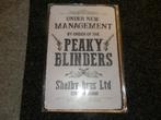 Peaky Blinders Shelby decoratie borden nieuw, Huis en Inrichting, Minder dan 50 cm, Nieuw, Ophalen of Verzenden, Print