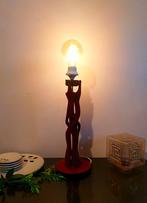 Vintage tafellamp Scandinavisch handgemaakt - Japandi, Huis en Inrichting, Lampen | Tafellampen, Gebruikt, Ophalen of Verzenden