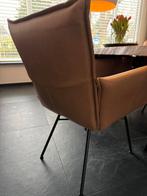 Jess Design Eetkamerstoelen - Bonanza Leer, Ophalen, Bruin, Leer, Zo goed als nieuw