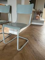 Te koop: school stoelen (2 stuks), Huis en Inrichting, Stoelen, Ophalen, Gebruikt, Grijs, Twee