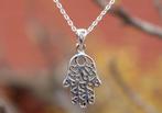 Hamsa, hand van Fatima hanger, Nieuw, Overige materialen, Zilver, Verzenden