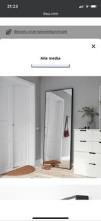Spiegel IKEA zwart zo goed als nieuw 78x196 cm, Ophalen, Zo goed als nieuw, 75 tot 100 cm, 150 tot 200 cm