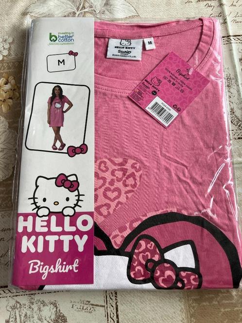 Nieuw hello Kitty bigshirt - maat M, Kleding | Dames, Pyjama's, Nieuw, Maat 38/40 (M), Ophalen of Verzenden