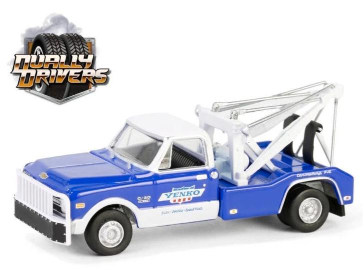 1969 Chevrolet C-30 Dually Wrecker van Greenlight 1/64 Yenko, Hobby en Vrije tijd, Modelauto's | Overige schalen, Nieuw, Auto
