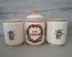 Porseleinen apothekerspotten gekleurd Delfts Blauw, Antiek en Kunst, Ophalen