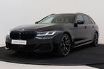 BMW 5 Serie Touring 540i xDrive High Executive M Sport Autom, Auto's, 12 maanden, Gebruikt, 334 pk, Zwart