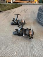 2x Shimano Baitrunner ST 10000 RB vrijloopmolen, Watersport en Boten, Ophalen of Verzenden, Zo goed als nieuw, Molen