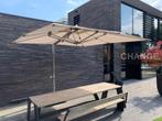 Extremis Hopper 300 picknicktafel tuintafel tafel + leuning, Waterstad 23, Aluminium, Zo goed als nieuw, Rechthoekig