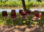 Thur op Seat Vintage stoelen 8 stuks, Ophalen, Gebruikt, Bruin, Vintage