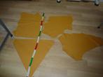 Geel resten soepel echt leer rundleer, Verzenden, Nieuw, 30 tot 120 cm, 30 tot 200 cm