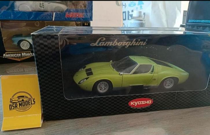 Kyosho Lamborghini Miura - Nieuw in doos!, Hobby en Vrije tijd, Modelauto's | 1:18, Nieuw, Auto, Kyosho, Ophalen of Verzenden