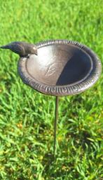 tuinsteker vogelbadje / voederplaats gietijzer bruin, Ophalen of Verzenden, Nieuw
