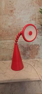 Vintage IKEA Fryebo Tafellamp Rood, Retro, vintage, Kunststof, Ophalen of Verzenden, Zo goed als nieuw