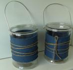 KAARSENHOUDER WINDLICHT GLAS GROOT NIEUW, Huis en Inrichting, Woonaccessoires | Kandelaars en Kaarsen, Overige materialen, -, -