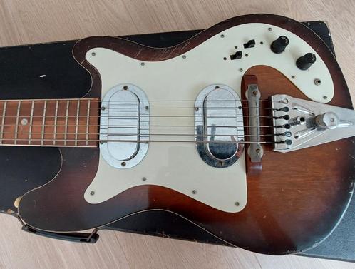 Gitaar Guyatone (of Teisco) Japan uit begin jaren 60, Muziek en Instrumenten, Snaarinstrumenten | Gitaren | Bas, Gebruikt, Akoestisch