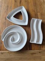 Leuke set hapjes schalen, Ophalen of Verzenden, Effen, Aardewerk, Schaal of Schalen