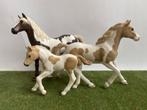 Schleich paard Paint merrie hengst veulen 13884 13885 13886, Ophalen of Verzenden, Zo goed als nieuw, Paard, Beeldje of Figuurtje