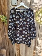 Gudrun Sjödén zwarte blouse mt XL, Gudrun Sjödén, Zwart, Maat 46/48 (XL) of groter, Ophalen of Verzenden