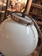 Art Deco Bollamp Jaren 30, Huis en Inrichting, Lampen | Hanglampen, Gebruikt, 50 tot 75 cm, Ophalen of Verzenden, Glas