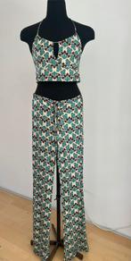 Pull&Bear elastisch broek & top, maat M, Kleding | Dames, Jumpsuits, Maat 38/40 (M), Blauw, Ophalen of Verzenden, Zo goed als nieuw