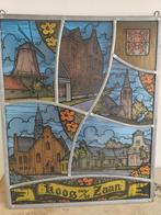 Glas in Lood raamhanger Koog aan  de Zaan 1984 W Kosa, Antiek en Kunst, Antiek | Glas en Kristal, Ophalen of Verzenden