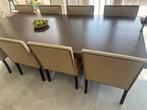 Eettafel, Huis en Inrichting, Tafels | Eettafels, Ophalen, Gebruikt, 100 tot 150 cm, 200 cm of meer