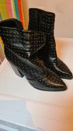 Zwarte spike laarzen., Ophalen, Zo goed als nieuw, Zwart, Hoge laarzen