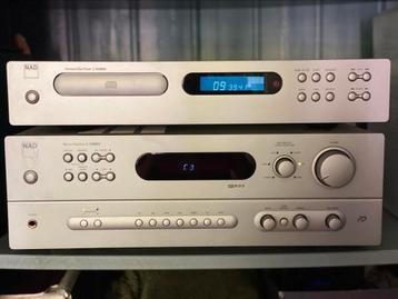 NAD stereo receiver en compact disc player  beschikbaar voor biedingen