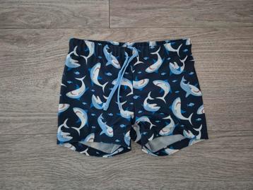 H&M zwembroek zwemshort blauw haaien mt 122/128
 beschikbaar voor biedingen