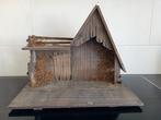 Oude houten kerststal zonder beelden, Diversen, Kerst, Ophalen, Gebruikt