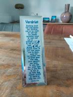 Gedicht spiegel lijstje verdriet, Minder dan 50 cm, Gebruikt, Ophalen of Verzenden, Minder dan 100 cm