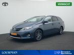 Toyota Auris Touring Sports 1.8 Hybrid Lease | Glazen Panora, Auto's, Toyota, Gebruikt, Zwart, Blauw, Origineel Nederlands