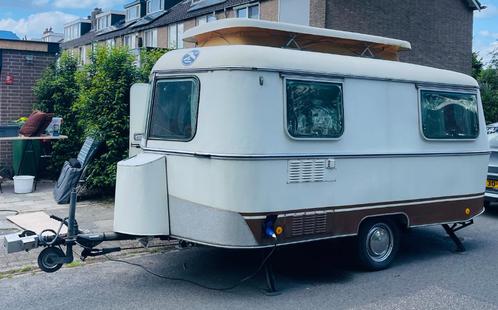 Retro Eriba Touring Triton, Caravans en Kamperen, Caravans, Particulier, tot en met 2, 500 - 750 kg, Standaardzit, Eriba, Dwarsbed
