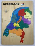 Nederland Nederlandse provincies houten puzzel educatief, Postbus 64461, Brunssum, Nederland, Verzenden, Kenduseditemsinfo@gmail.com
