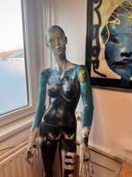 Herman Brood beschilderde paspop - Uniek kunstobject, Ophalen